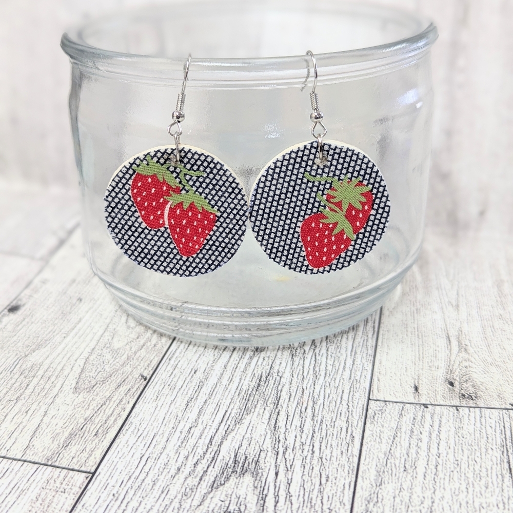 Earrings Handmade Fruit Design